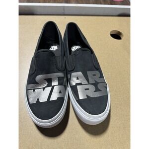 Star Wars Sperry Slip On Shoes Darth Vader Black Silver Men's Size‎ 10M Force